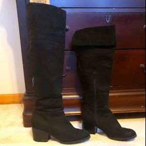 Black Suede Boots